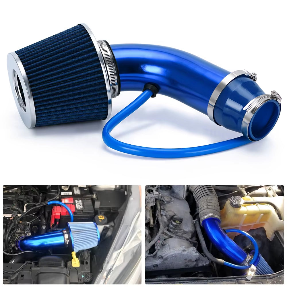 DriveWayz - Universal 3" Air Intake & Filter Kit | Turbo Induction Pipe 76MM