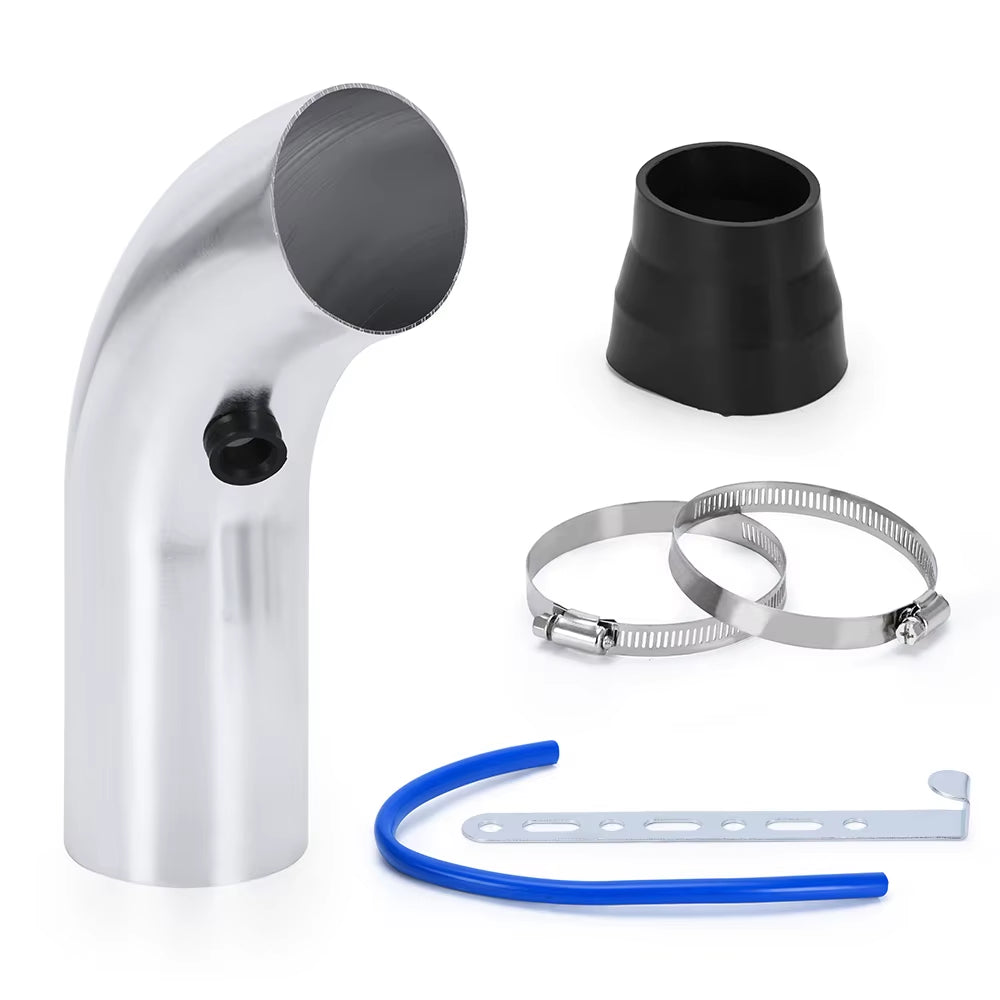 DriveWayz - Universal 3" Air Intake & Filter Kit | Turbo Induction Pipe 76MM