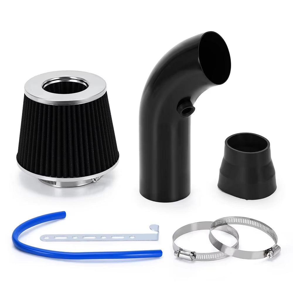 DriveWayz - Universal 3" Air Intake & Filter Kit | Turbo Induction Pipe 76MM