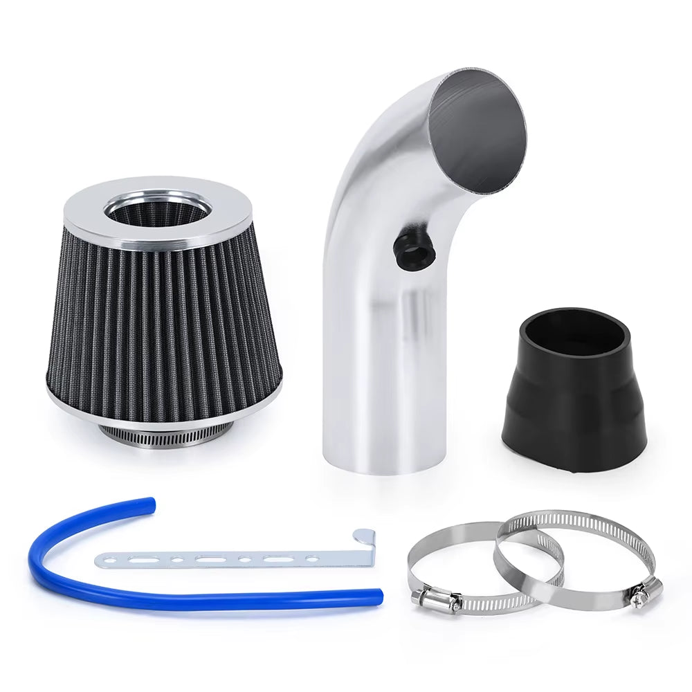 DriveWayz - Universal 3" Air Intake & Filter Kit | Turbo Induction Pipe 76MM