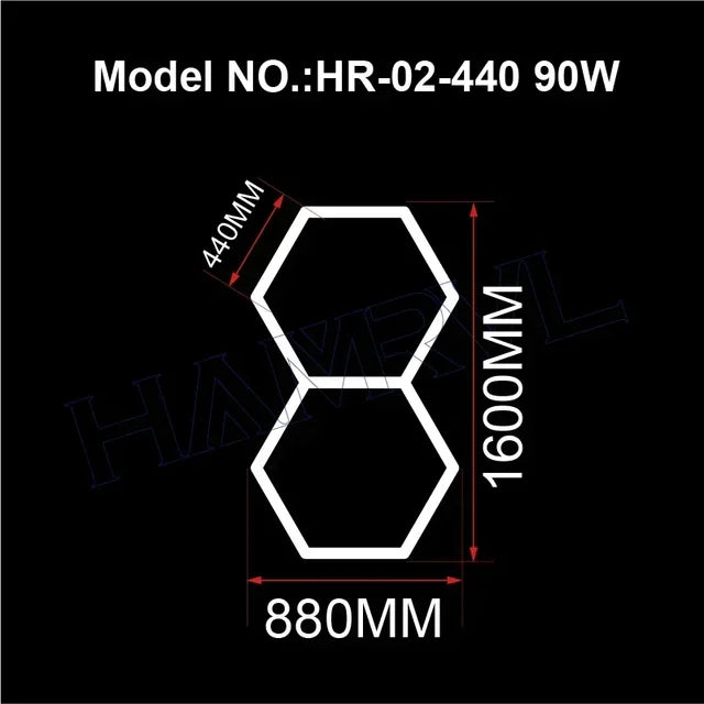 HexaGlow LED Workshop Lights