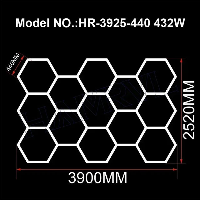 HexaGlow LED Workshop Lights