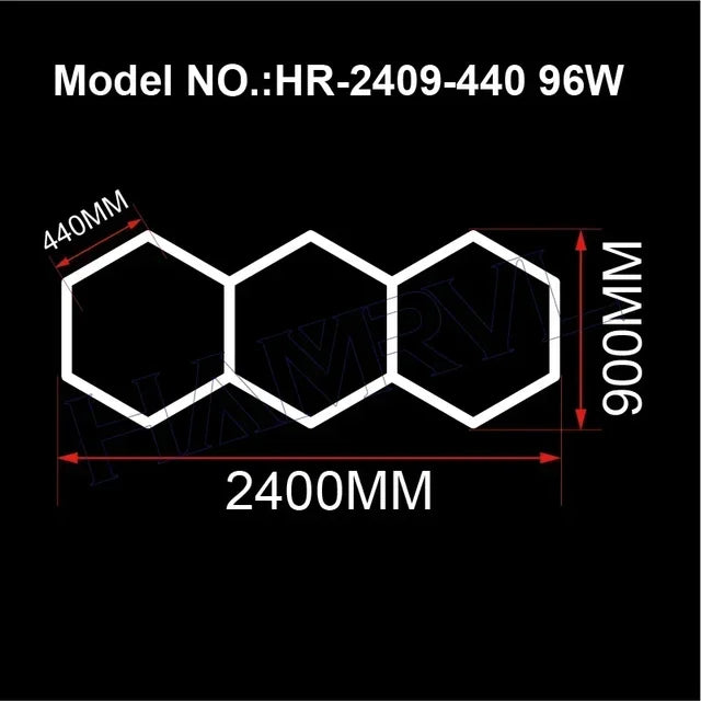 HexaGlow LED Workshop Lights