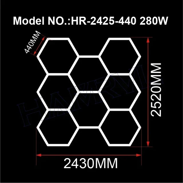 HexaGlow LED Workshop Lights