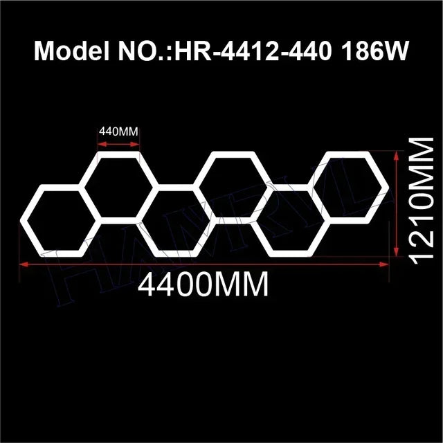 HexaGlow LED Workshop Lights