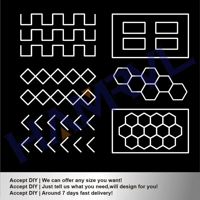 HexaGlow LED Workshop Lights