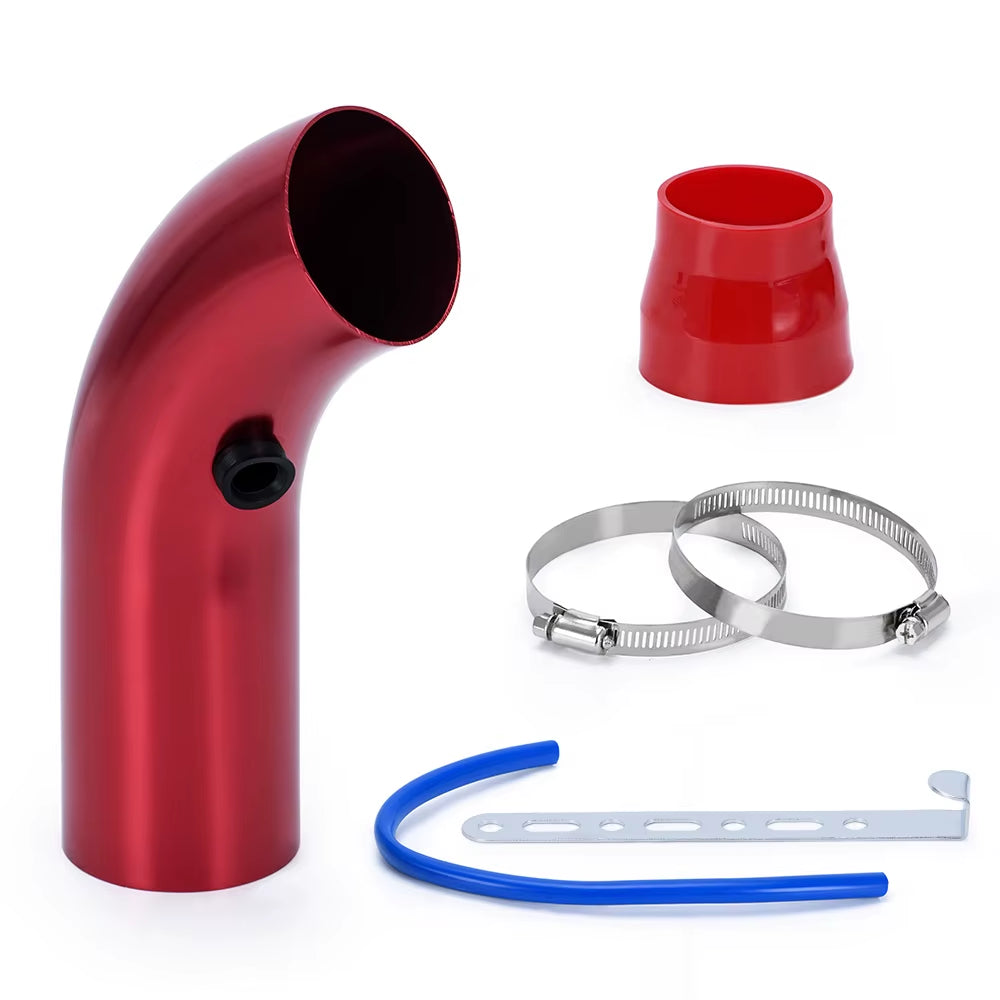 DriveWayz - Universal 3" Air Intake & Filter Kit | Turbo Induction Pipe 76MM