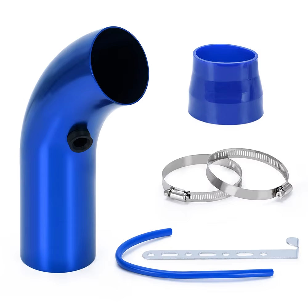 DriveWayz - Universal 3" Air Intake & Filter Kit | Turbo Induction Pipe 76MM