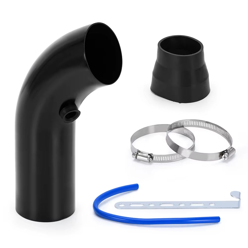 DriveWayz - Universal 3" Air Intake & Filter Kit | Turbo Induction Pipe 76MM
