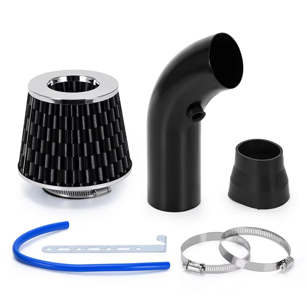 DriveWayz - Universal 3" Air Intake & Filter Kit | Turbo Induction Pipe 76MM