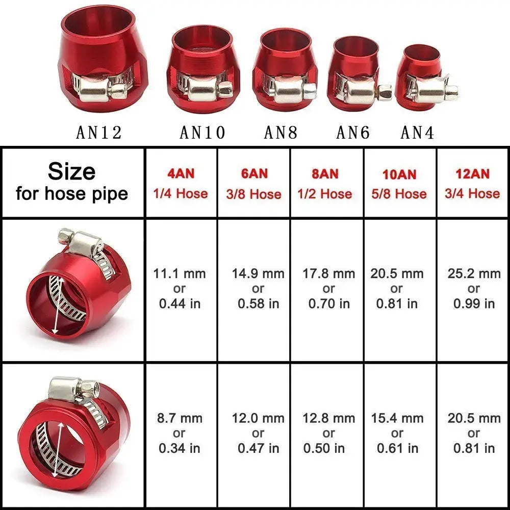 Fuel Line Finisher Clamps