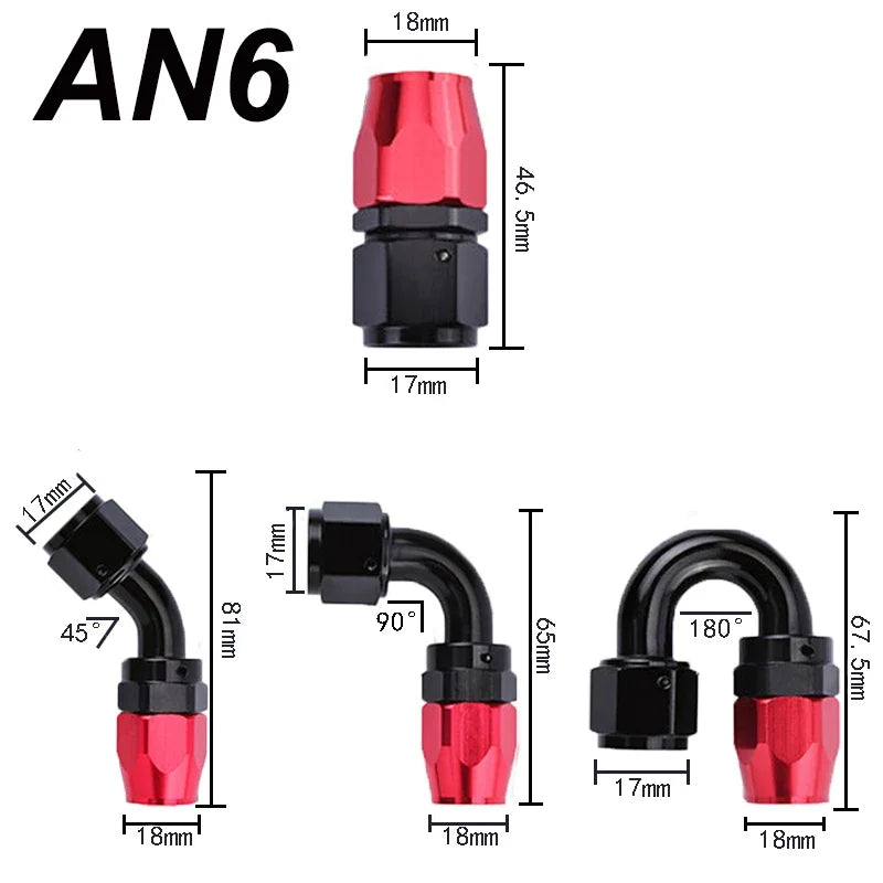 Universal Swivel Hose End Fitting Kit    