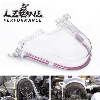 DriveWayz - Clear Cam Gear Cover Timing Belt Turbo Crank Pulley for JR6337
